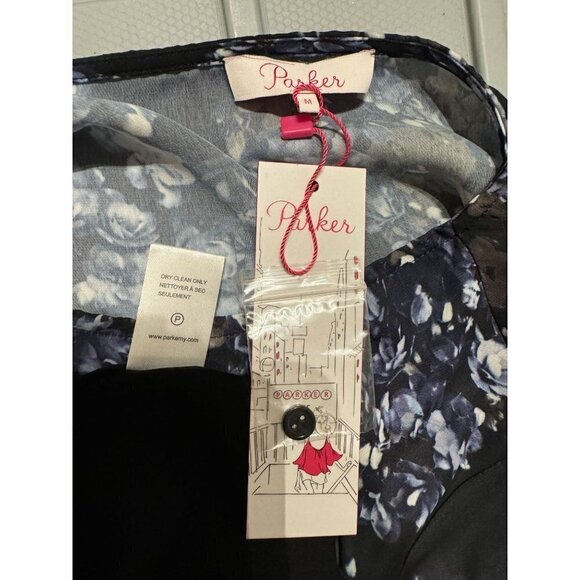 Parker Blue Bonnet Asymmetrical Dress NWT - Picture 8 of 8